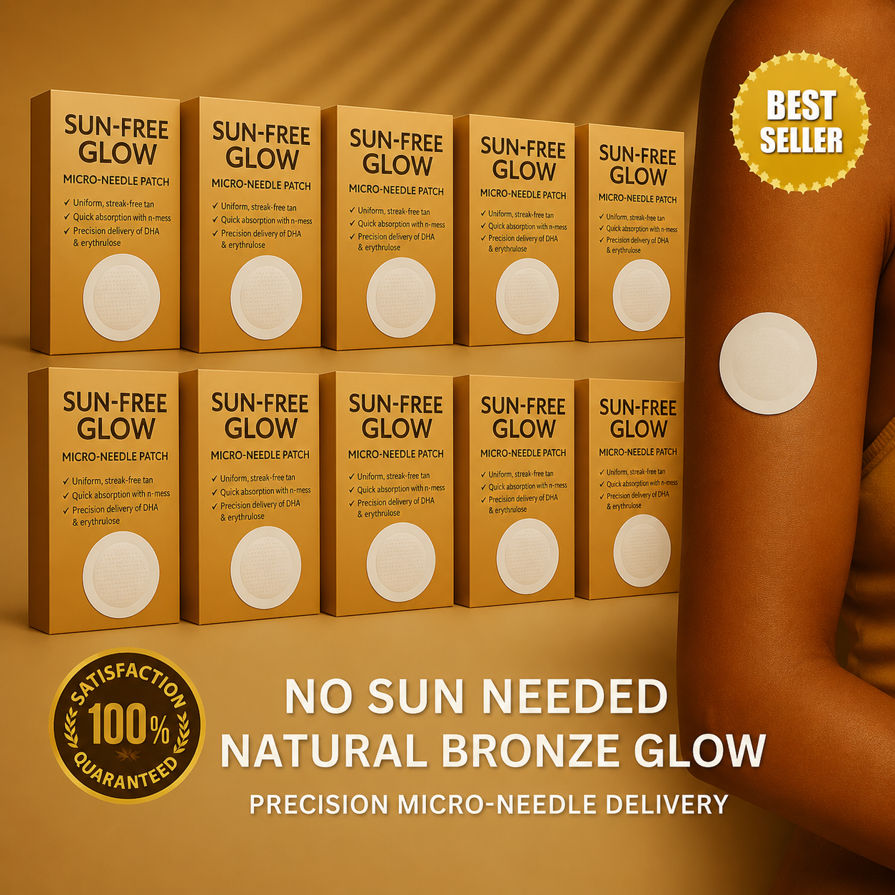 ☀️SunFree Transdermal Tanning Patch