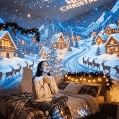 🎄👻✨60,000+ Sold — Plug & Play HD Holiday Projector for Christmas & Halloween Decor