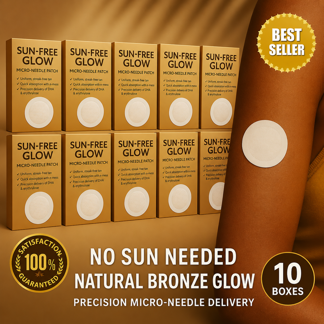 ☀️SunFree Transdermal Tanning Patch