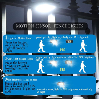 💥LAST DAY 50% OFF Solar Motion Sensor Lights Auto On/Off, Weatherproof & Powerful