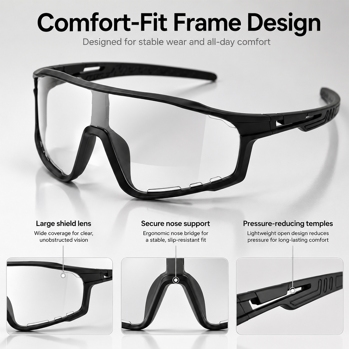 💥LAST DAY 50% OFF UV400 Photochromic Polarized Safety Glasses