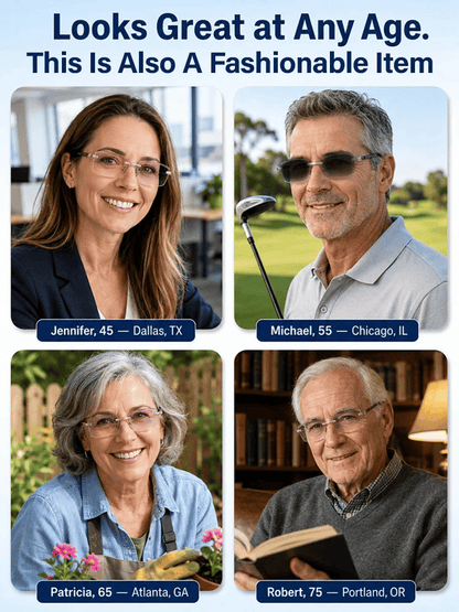 Regain Your Youthful Vision-Smart Zoom Diamond-Cut Reading Glasses
