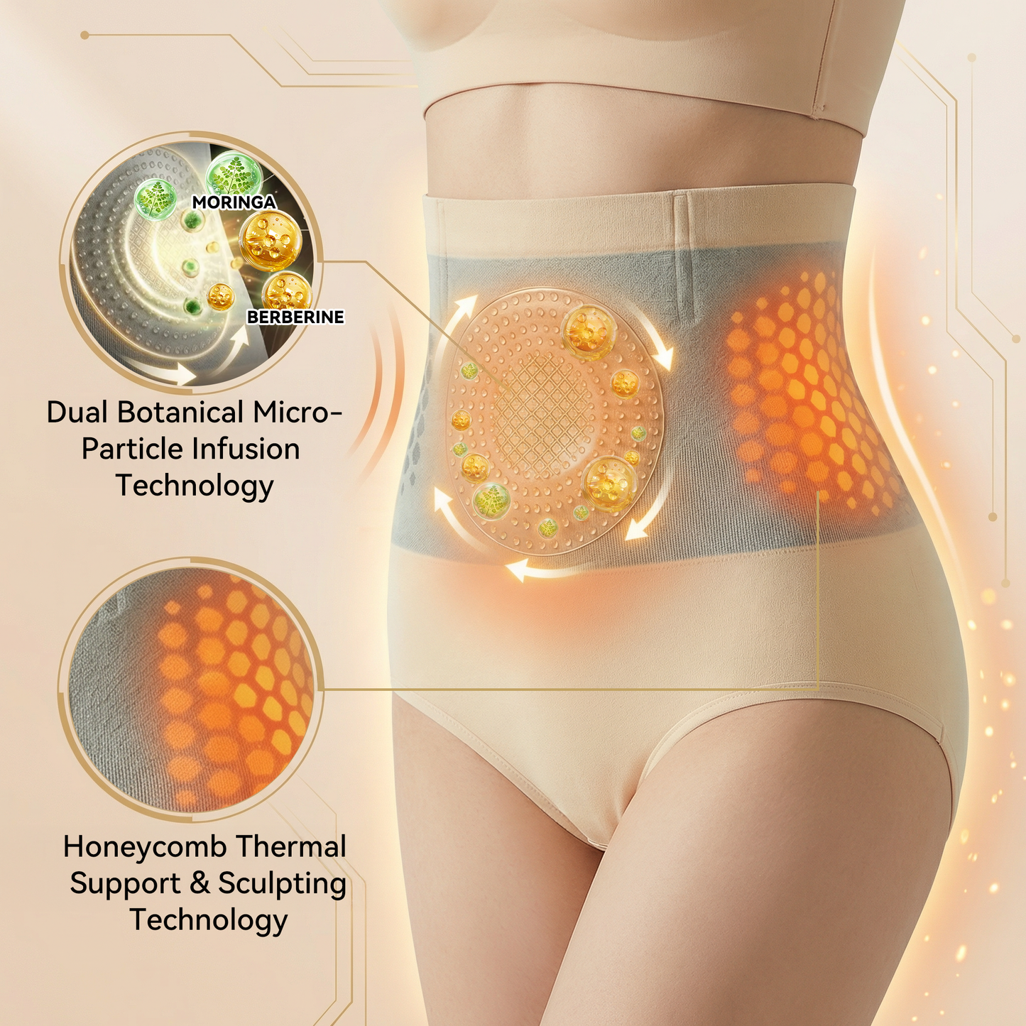 ✨Official Brand Store | Elmstr® 🐉✨ 2026 Moringa & Berberine 4-in-1 Micro-Particle Sculpting & Fat-Burn Shorts