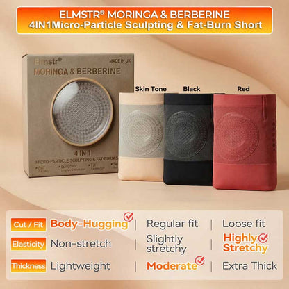 ✨Official Brand Store | Elmstr® 🐉✨ 2026 Moringa & Berberine 4-in-1 Micro-Particle Sculpting & Fat-Burn Shorts