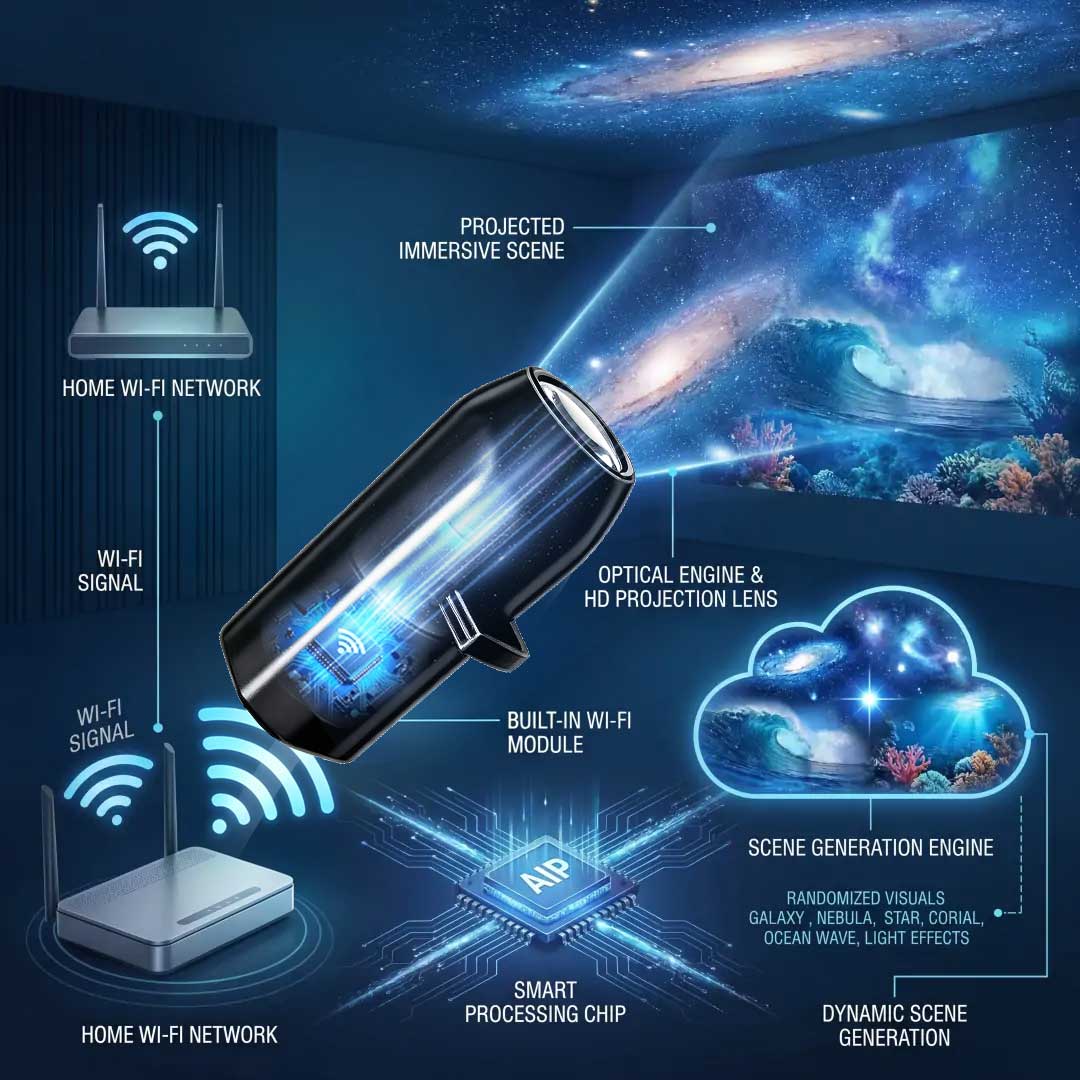 ⏳LAST DAY 50% OFF Xulvkr® Night Light Projector