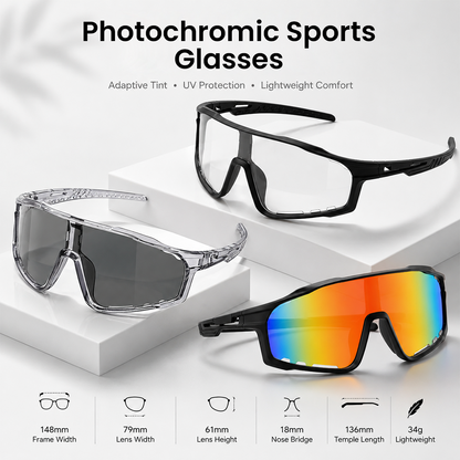 💥LAST DAY 50% OFF UV400 Photochromic Polarized Safety Glasses