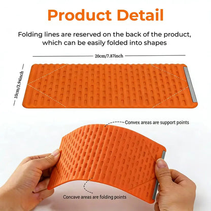 Ultra-Slim Foldable Phone Stand – Universal Adjustable Silicone Cradle for Desk & Travel