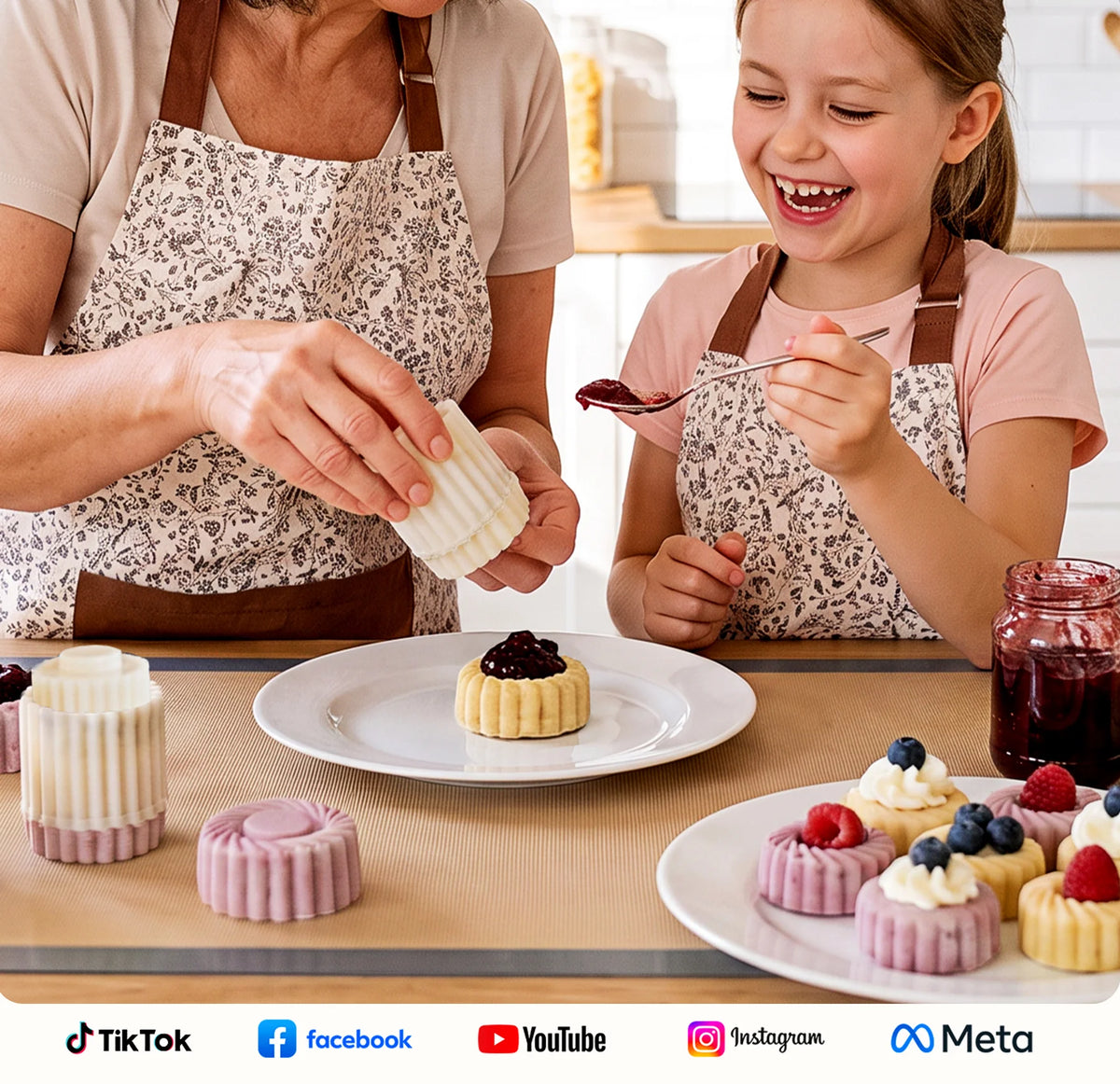 Creative Double-Ended Pastry Mold