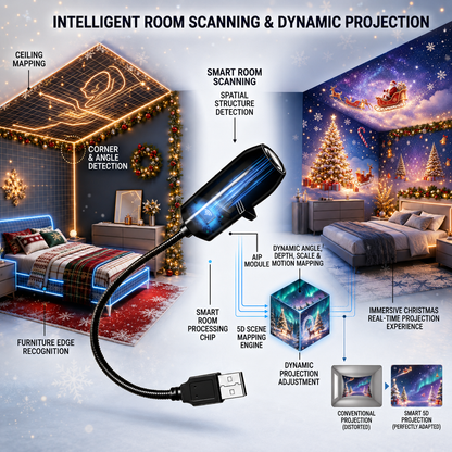 ⏳ Last Day Deal: What Happens When You Turn On the Xulvkr® 5D Projector?