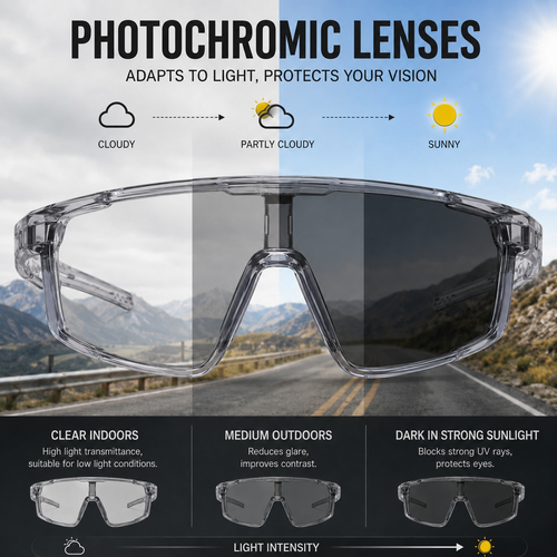 💥LAST DAY 50% OFF UV400 Photochromic Polarized Safety Glasses