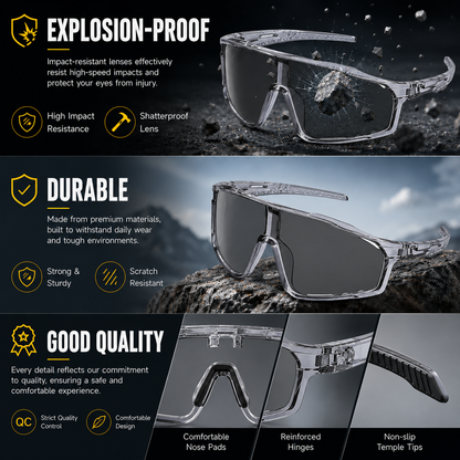 💥LAST DAY 50% OFF UV400 Photochromic Polarized Safety Glasses