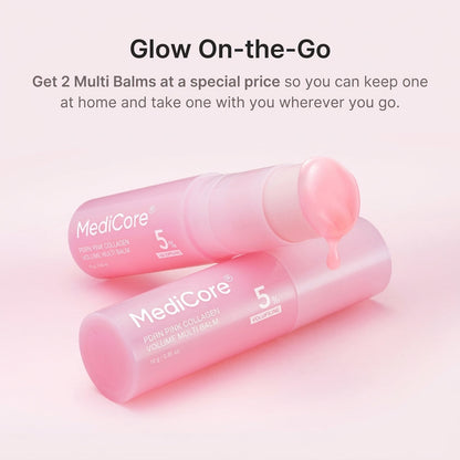 ✨LAST DAY 65% OFF MediCore Pink Collagen Volume Multi Balm🌸