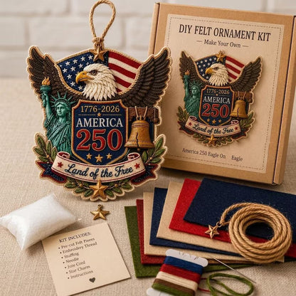 America 250 DIY Felt Ornament Kit