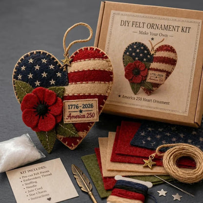 America 250 DIY Felt Ornament Kit