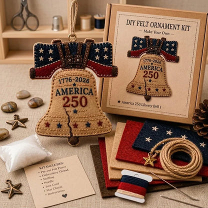 America 250 DIY Felt Ornament Kit