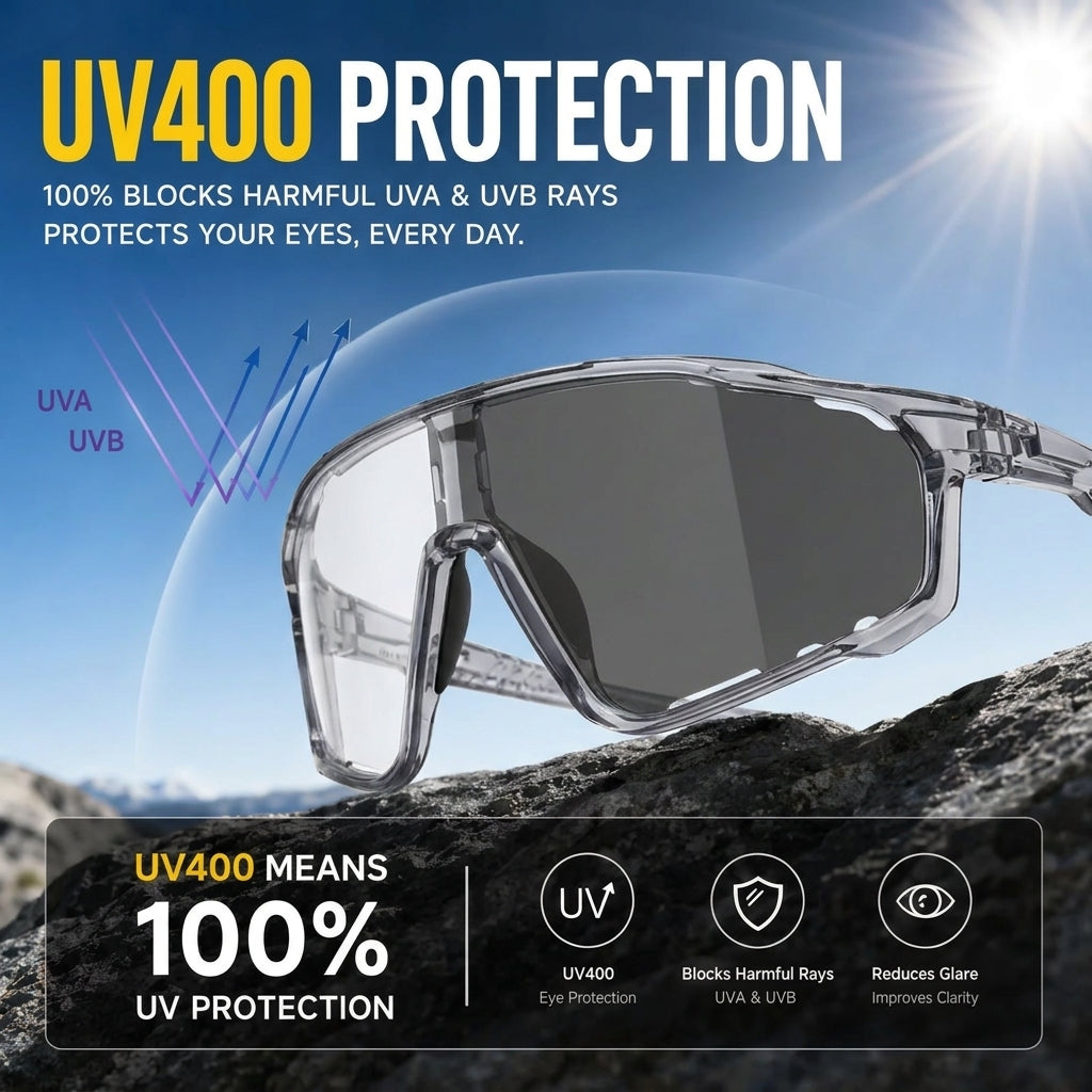 💥LAST DAY 50% OFF UV400 Photochromic Polarized Safety Glasses